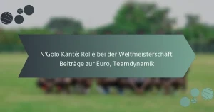 N’Golo Kanté: Rolle bei der Weltmeisterschaft, Beiträge zur Euro, Teamdynamik